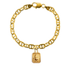 Fine Anchor Bracelet with Chi Charm