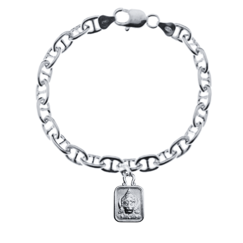 
                      
                        Fine Anchor Bracelet with Chi Charm
                      
                    