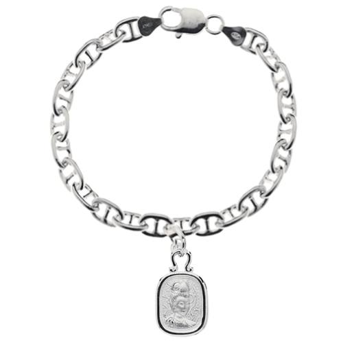 
                      
                        Fine Anchor Bracelet with Chi Charm
                      
                    