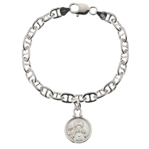 
                      
                        Fine Anchor Bracelet with Chi Charm
                      
                    