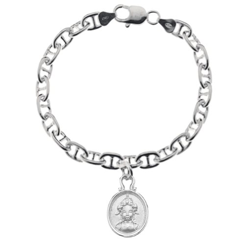 
                      
                        Fine Anchor Bracelet with Chi Charm
                      
                    