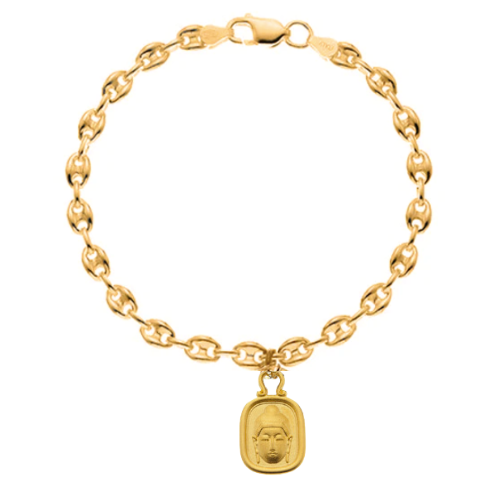 
                      
                        Fine Sailor Link Bracelet with Chi Charm
                      
                    