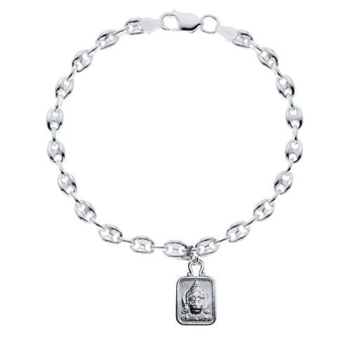 
                      
                        Fine Sailor Link Bracelet with Chi Charm
                      
                    