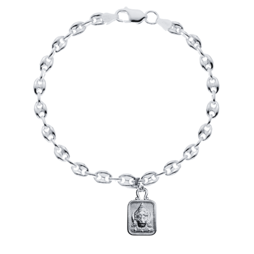 Fine Sailor Link Bracelet with Chi Charm
