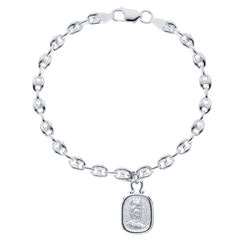 
                      
                        Fine Sailor Link Bracelet with Chi Charm
                      
                    