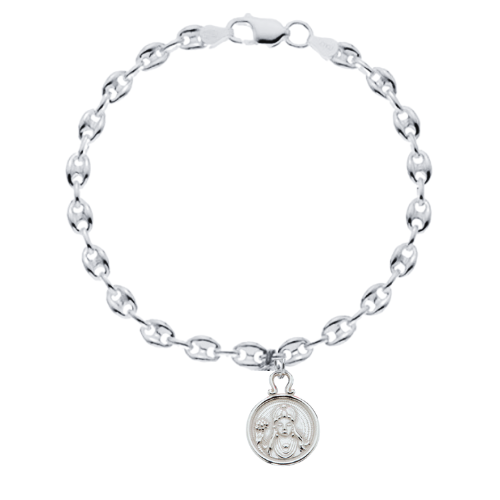 
                      
                        Fine Sailor Link Bracelet with Chi Charm
                      
                    