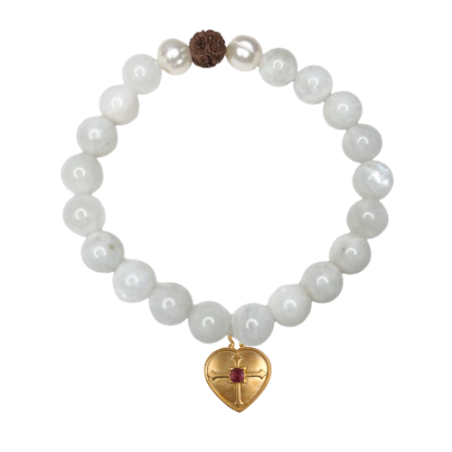 
                      
                        White Rainbow Moonstone Bracelet: New Beginnings, Emotional Stability, Calm
                      
                    