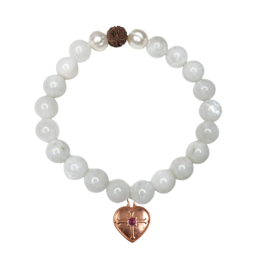 
                      
                        White Rainbow Moonstone Bracelet: New Beginnings, Emotional Stability, Calm
                      
                    