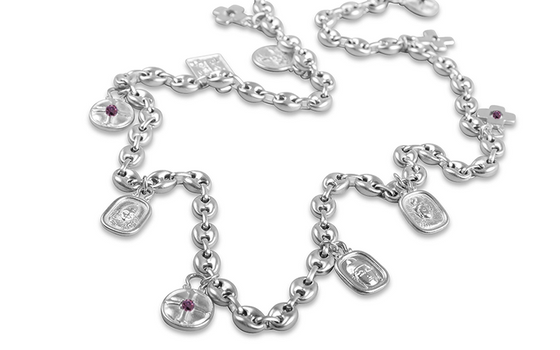Chi Charm Wrap Bracelet and Necklace