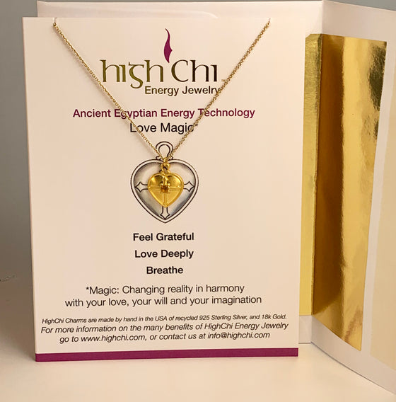Love Magic Heart Charm Necklace