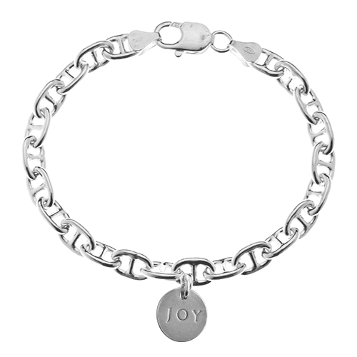 Fine Anchor Bracelet with choice of Chi Coin
