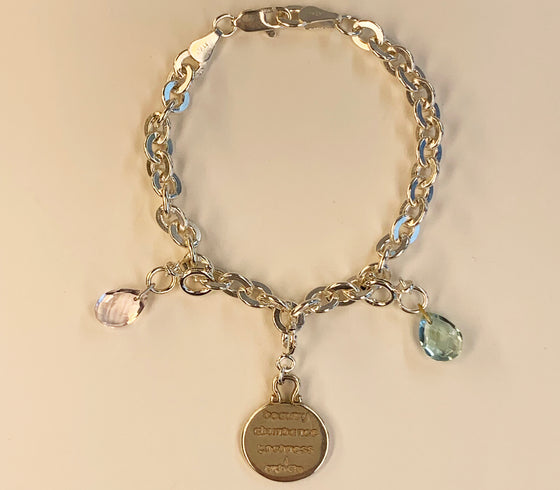 Lakshmi Charm Bracelet and Chi Crystals