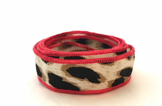 Hanuman Sterling Silver Chi Charm on a Silk Wrap Ribbon: Courage, Confidence, Inspiration