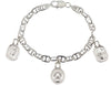 Fine Anchor Bracelet with Dream Team Chi Charms