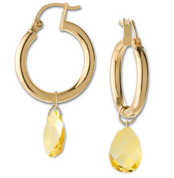 Energy Hoops with Citrine